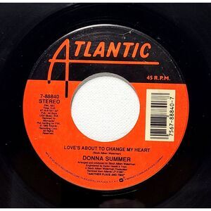 Donna Summer "Love's About To Change My Heart / Clivillés & Cole Mix 45RPM Disco